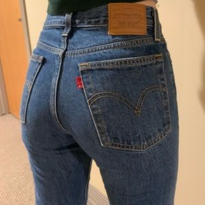 Levi’s wedgie jeans